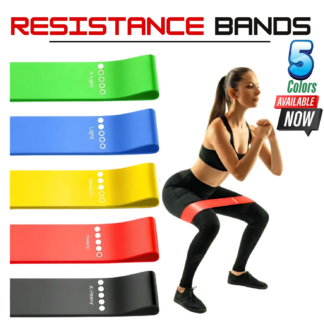 Set de 5 Bandes Élastiques Fitness — Entraînement Complet
