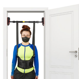 Ceinture de traction dorsale – Étirement colonne vertébrale